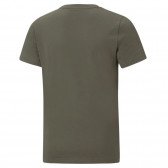 Памучна тениска с логото на бранда, зелена Puma 278629 2