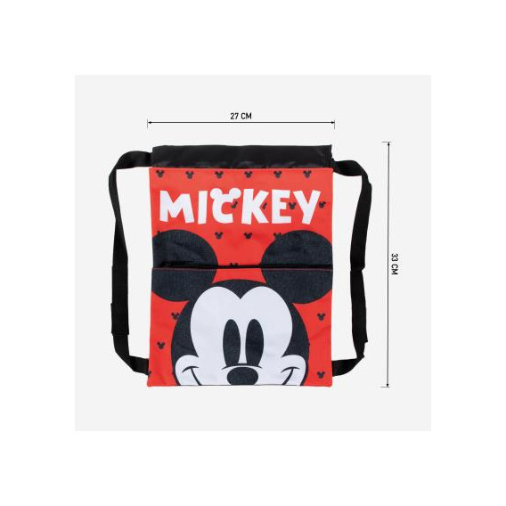 Раница тип мешка с Mickey Mouse за момче, червена Mickey Mouse 278701 3