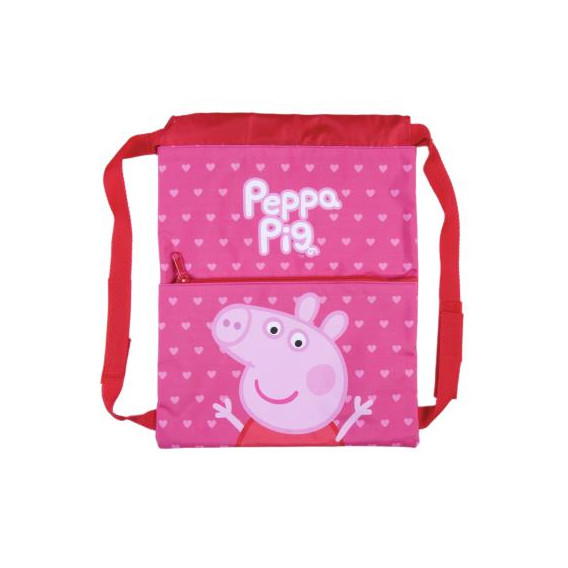 Раница тип мешка с Peppa Pig за момиче, розова Peppa pig 278708 