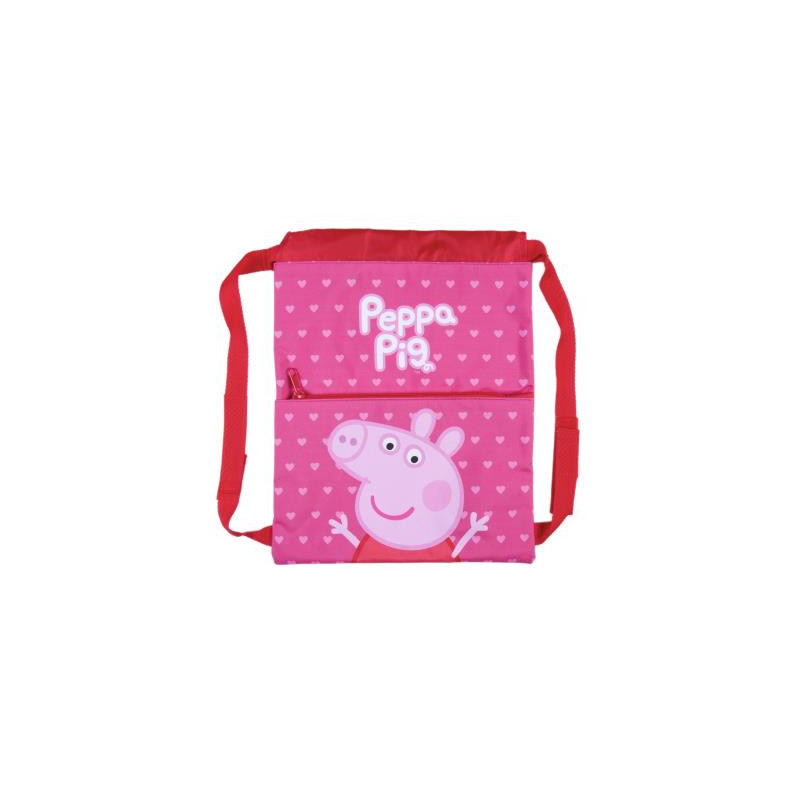 Раница тип мешка с Peppa Pig за момиче, розова  278708