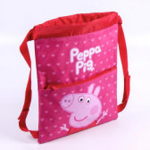 Раница тип мешка с Peppa Pig за момиче, розова Peppa pig 278714 7