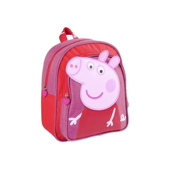 Раница с апликация Peppa Pig за момиче, розова Peppa pig 278727 