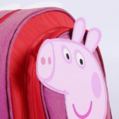 Раница с апликация Peppa Pig за момиче, розова Peppa pig 278736 10