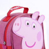 Чанта за обяд с апликация Peppa Pig за момиче, розова Peppa pig 278746 8