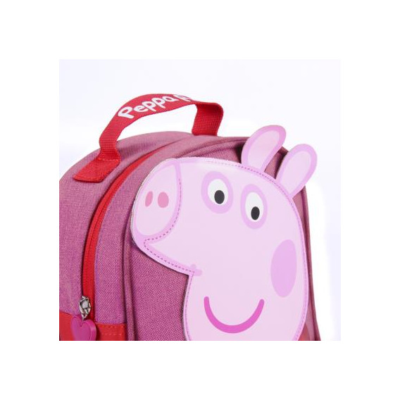 Чанта за обяд с апликация Peppa Pig за момиче, розова Peppa pig 278746 8