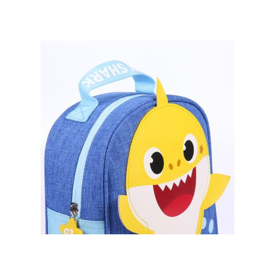 Чанта за обяд с апликация Baby Shark за момиче, синя BABY SHARK 278768 7