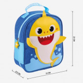 Чанта за обяд с апликация Baby Shark за момиче, синя BABY SHARK 278773 12