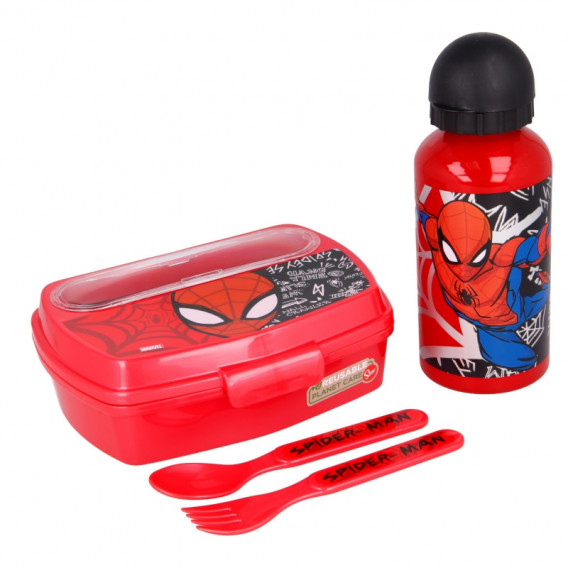Комплект за хранене от 4 части SPIDERMAN URBAN WEB Spiderman 278952 
