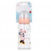 Полипропиленово шише за хранене MINNIE INDIGO DREAMS, с биберон 2 капки, 0+ месеца, 360 мл, цвят: розов Minnie Mouse 279057 