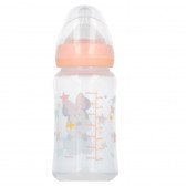 Полипропиленово шише за хранене MINNIE INDIGO DREAMS, с биберон 2 капки, 0+ месеца, 240 мл, цвят: розов Minnie Mouse 279062 2