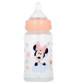 Полипропиленово шише за хранене MINNIE INDIGO DREAMS, с биберон 2 капки, 0+ месеца, 240 мл, цвят: розов Minnie Mouse 279063 3