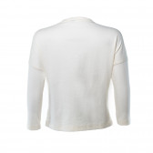 Памучна блуза с дълъг ръкав и широка кройка за момиче Benetton 27917 2