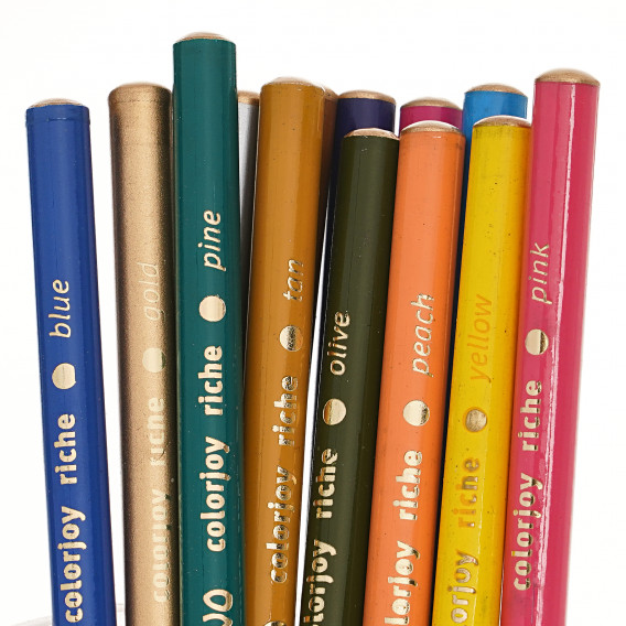 Комплект цветни кръгли моливи, 26 цвята + острилка Sivo 279227 2
