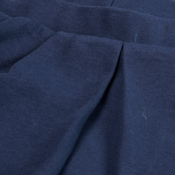 Памучна пола-панталон, синя Benetton 27964 3