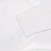 Памучна жилетка за бебе, бял цвят Cool club 279721 7