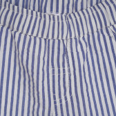 Къси панталони в синьо и бяло райе за бебе Cool club 279999 2