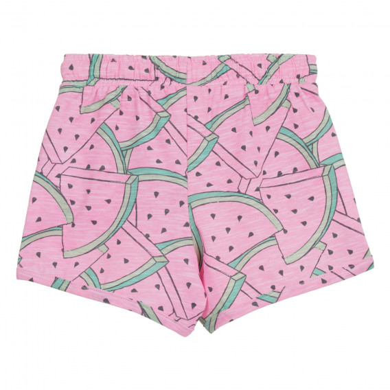 Къси панталони с летен принт, розови Cool club 280071 3