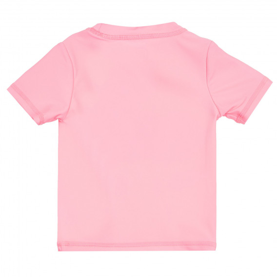 Бански- тениска с щампа на рибка, розова Cool club 280151 4