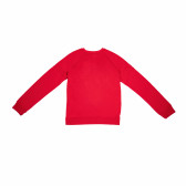 Блуза с дълъг ръкав и джобче за момче, червена Benetton 28020 2