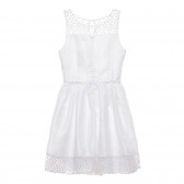 Официална рокля без ръкави, бяла Cool club 280435 4