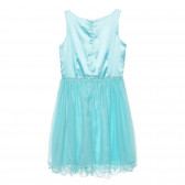 Официална рокля с пайети и тюл, синя Cool club 280443 4