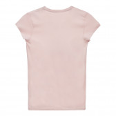Памучна тениска с щампа, розова Cool club 280528 4