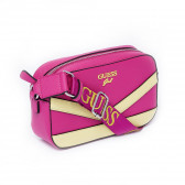 Чанта през рамо в розово с жълти акценти JORJA за момиче Guess 280738 3