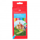Моливи - Замък, 12 цвята Faber Castell 281249 