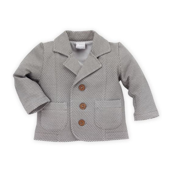 Памучно сако за бебе момче с два джоба и копчета Pinokio 28243 