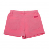 Къси панталони с джобове за момиче в нежно розов цвят Boboli 28286 2