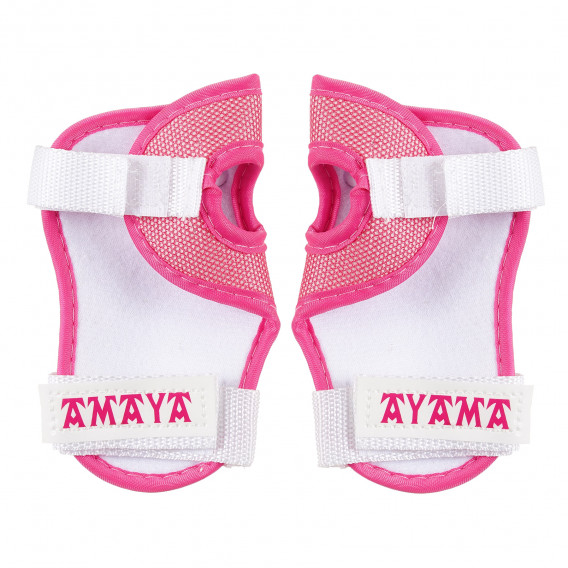 Комплект протектори за колене, лакти и китки  размер S, розови Amaya 282861 2