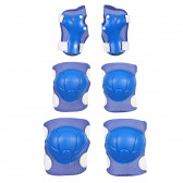 Комплект протектори за колене, лакти и китки  размер S, сини Amaya 282869 