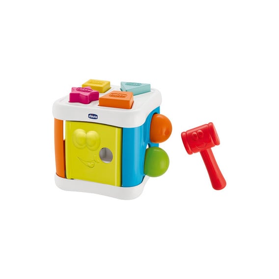 Играчка 2 в 1 Sort &amp; Beat Cube Chicco 282893 