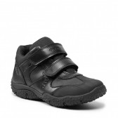 Ниски обувки с името на бранда, черни Geox 283049 