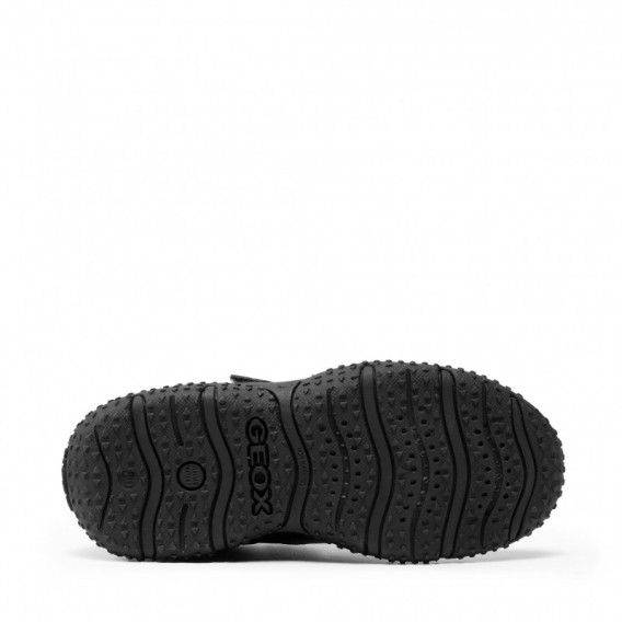 Ниски обувки с името на бранда, черни Geox 283052 4