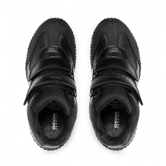 Ниски обувки с името на бранда, черни Geox 283054 6
