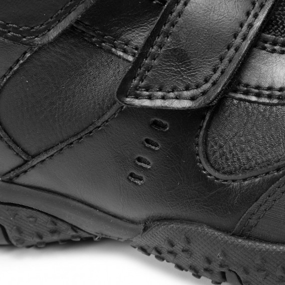 Ниски обувки с името на бранда, черни Geox 283055 7