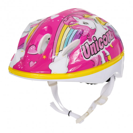 Детска каска UNICORN  48 - 54 см, розова Dino Bikes 283253 