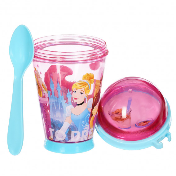 Чаша с лъжичка с картинка princess friendship adventure Stor 283293 