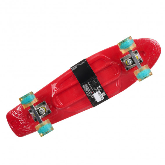 Скейтборд Cruiser Traction Large, червен Amaya 283381 4