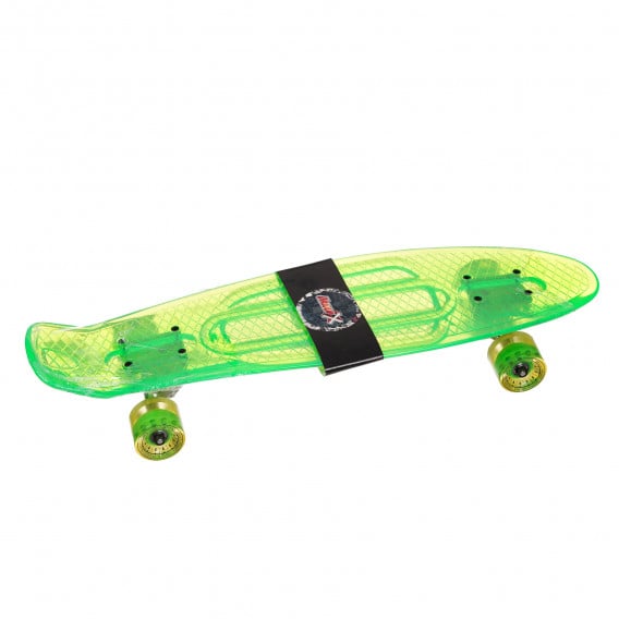 Скейтборд Traction Transparent Large, зелен Amaya 283386 