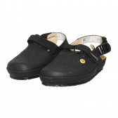 Кожени сандали, черни Abeba 283501 
