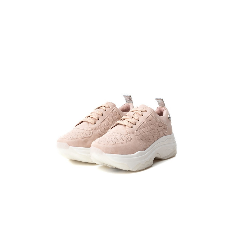 Спортни обувки за момиче в розов цвят с равна платформа  28369