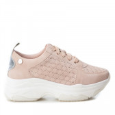 Спортни обувки за момиче в розов цвят с равна платформа XTI 28370 2