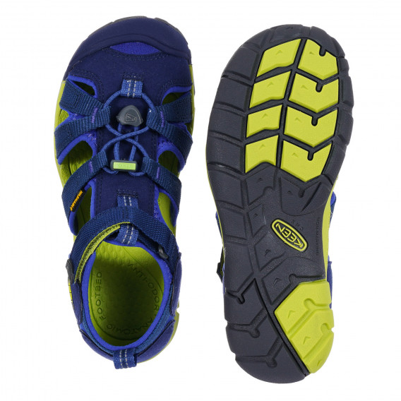 Спортни сандали с ластични връзки, сини Keen 283732 3