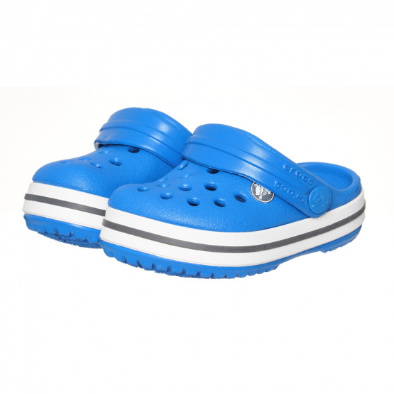 Гумени чехли с каишка, сини CROCS 283794 2