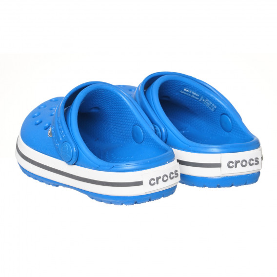 Гумени чехли с каишка, сини CROCS 283795 3