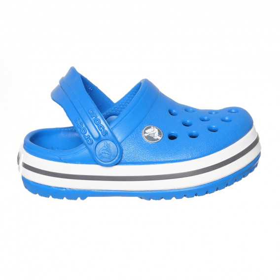 Гумени чехли с каишка, сини CROCS 283797 