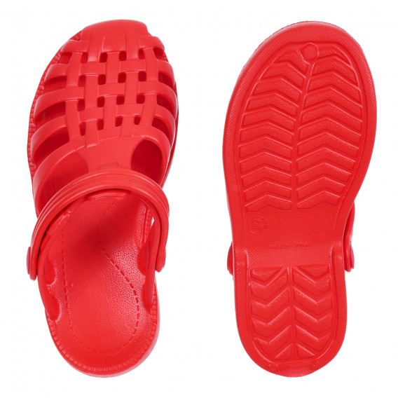 Гумени чехли, червени Playshoes 284175 4