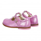 Кожени елегантни обувки за бебе, розови Clarks 284232 2